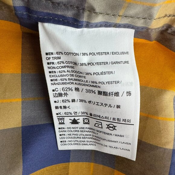 Arcteryx Brohm Shirt Mens Large Short Sleeve Plaid Button Front TP-3502 - Picture 8 of 9